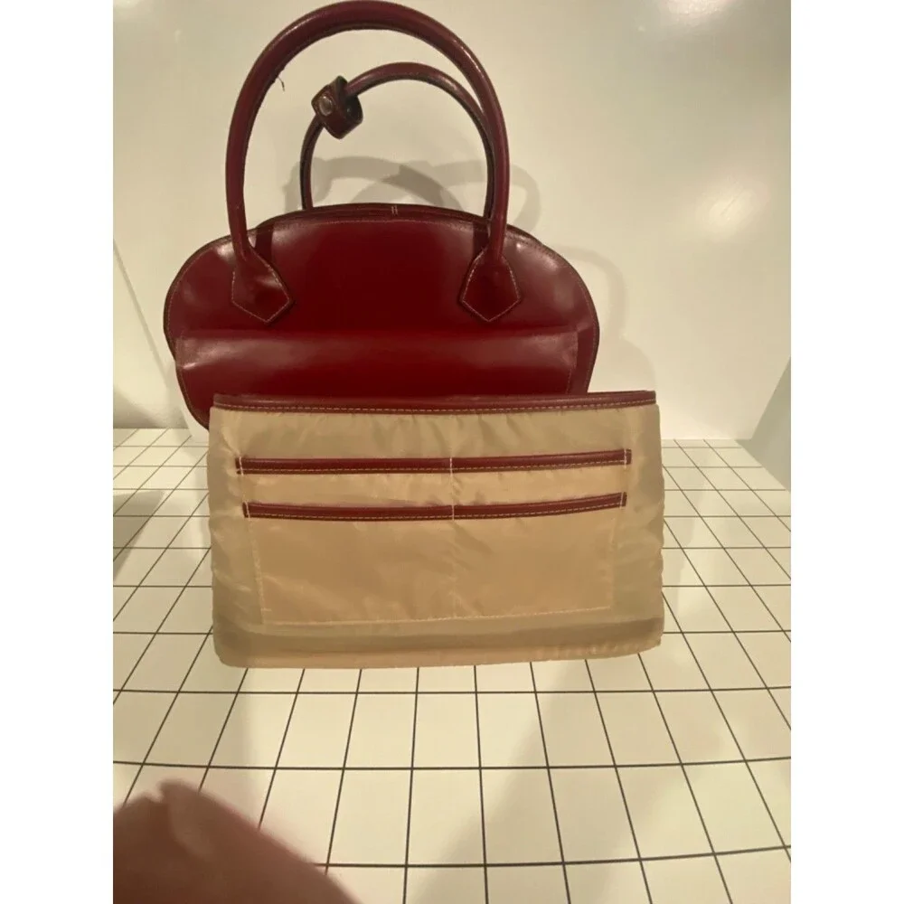McKlein Glen Ellyn Red Leather 15